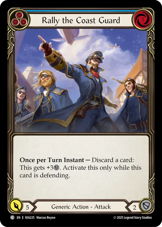 Rally the Coast Guard card image, pitch 3