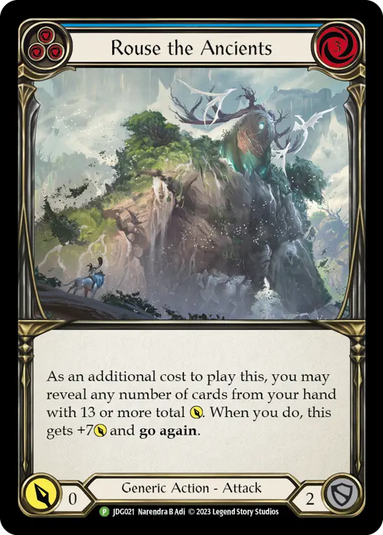 Rouse the Ancients card image, pitch 3