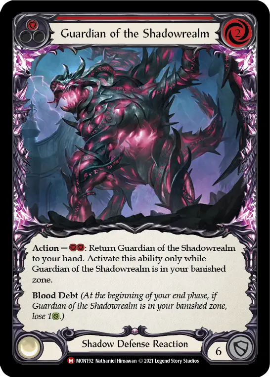 Guardian of the Shadowrealm card image, pitch 1