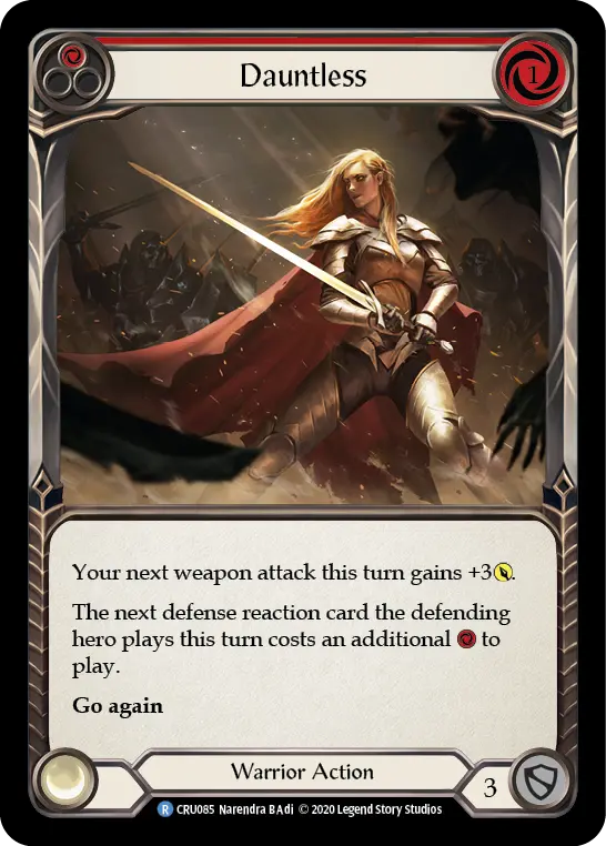 Dauntless card image, pitch 1