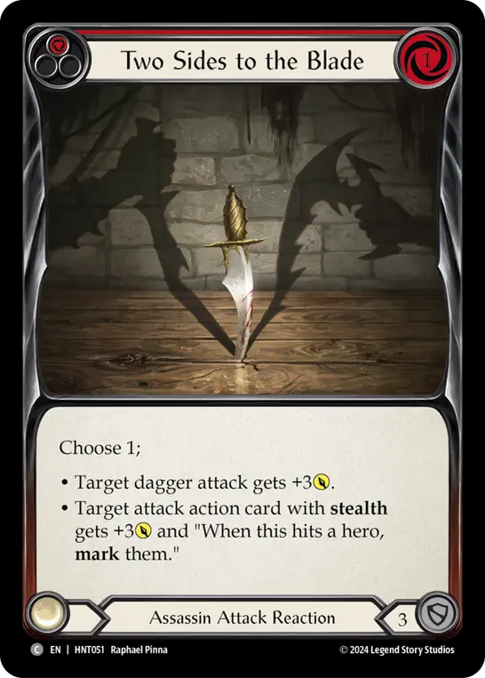 Two Sides to the Blade card image, pitch 1