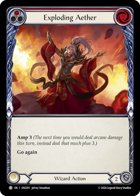 Exploding Aether card image, pitch 1