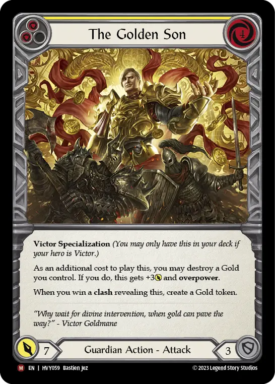 The Golden Son card image, pitch 2