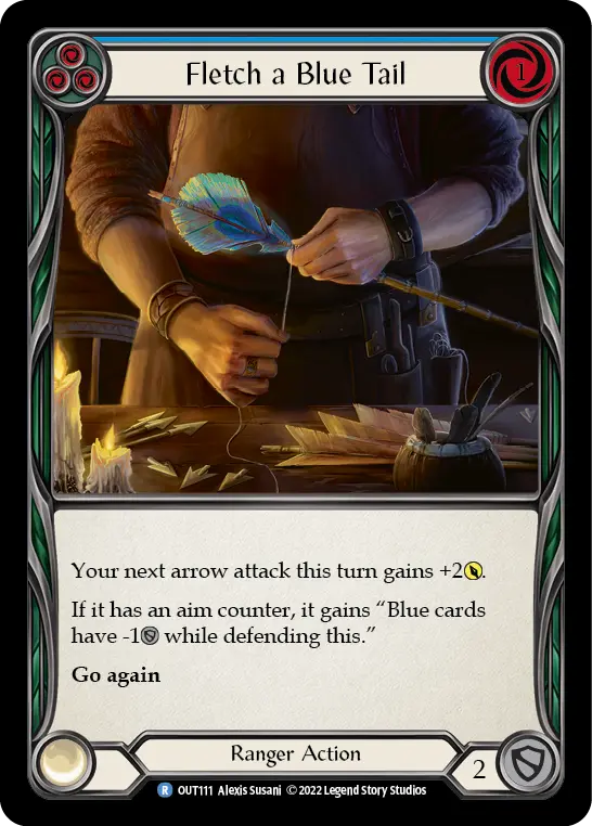 Fletch a Blue Tail card image, pitch 3