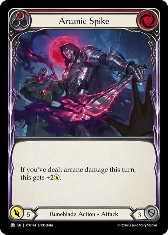 Arcanic Spike card image, pitch 1
