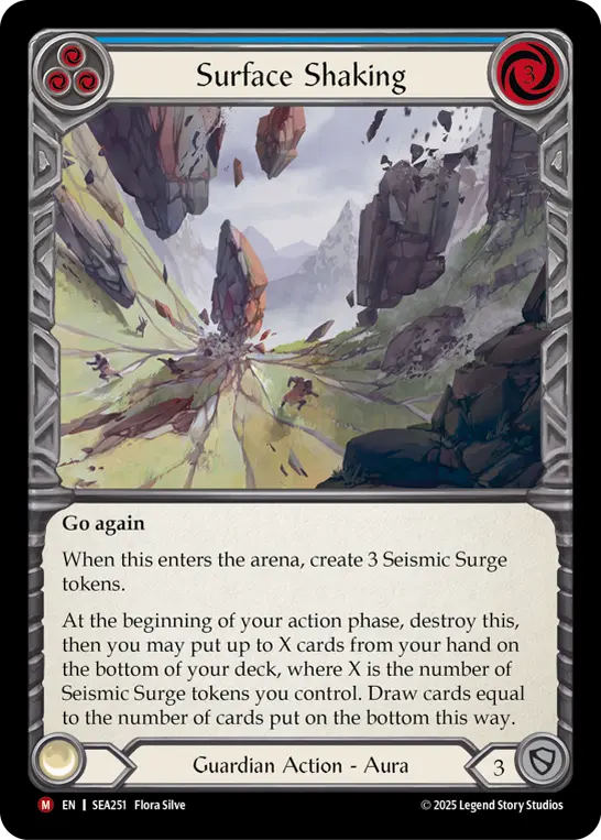 Surface Shaking card image, pitch 3
