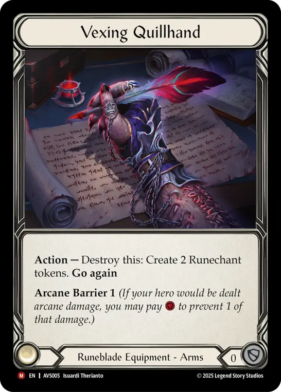 Vexing Quillhand card image