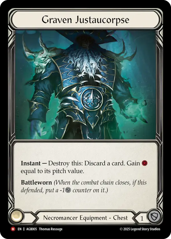 Graven Justaucorpse card image