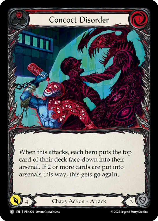 Concoct Disorder card image, pitch 1