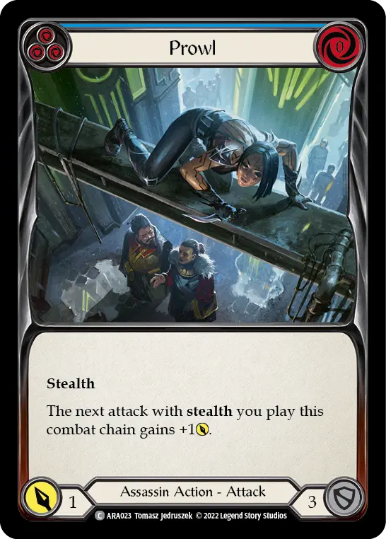 Prowl card image, pitch 3