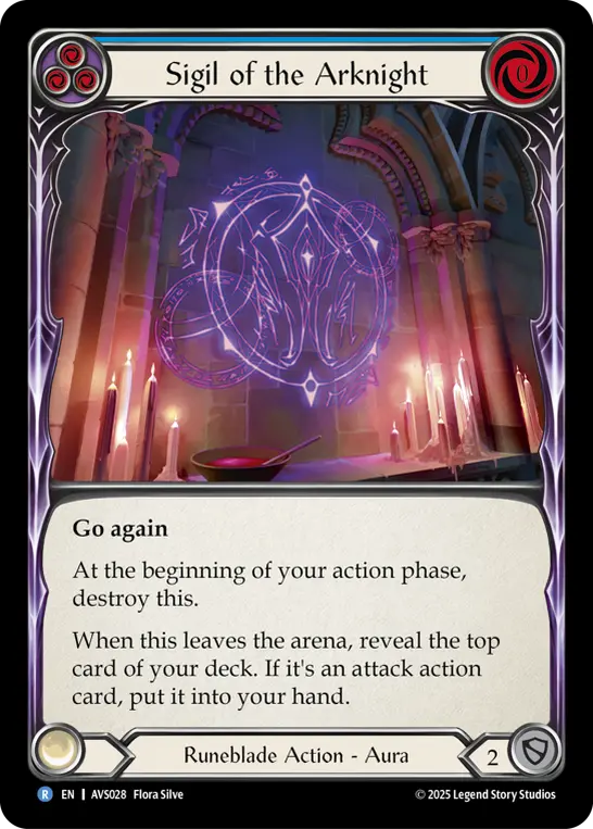 Sigil of the Arknight card image, pitch 3
