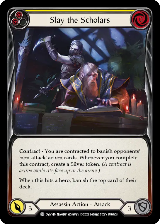 Slay the Scholars card image, pitch 2