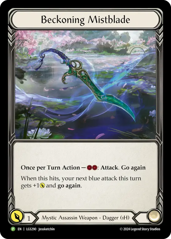 Beckoning Mistblade card image