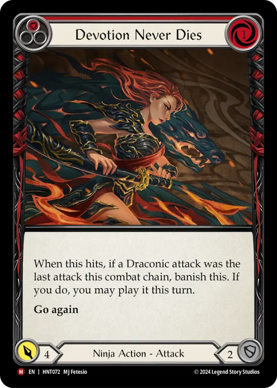 Devotion Never Dies card image, pitch 1