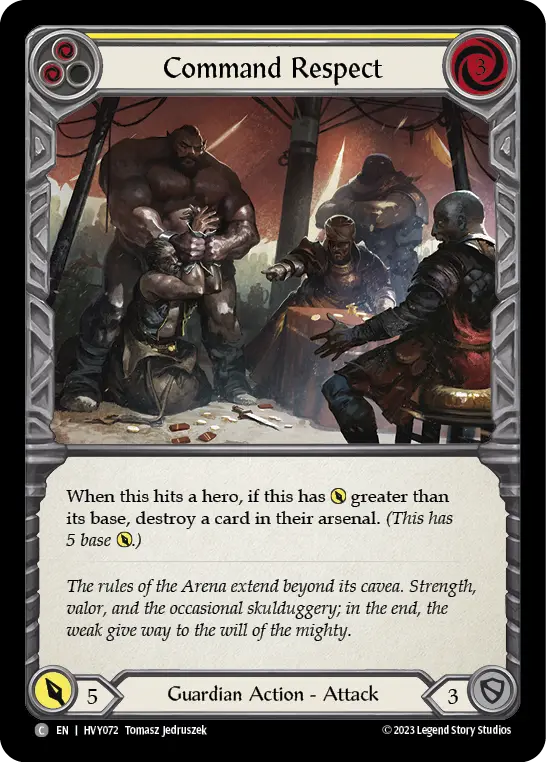Command Respect card image, pitch 2
