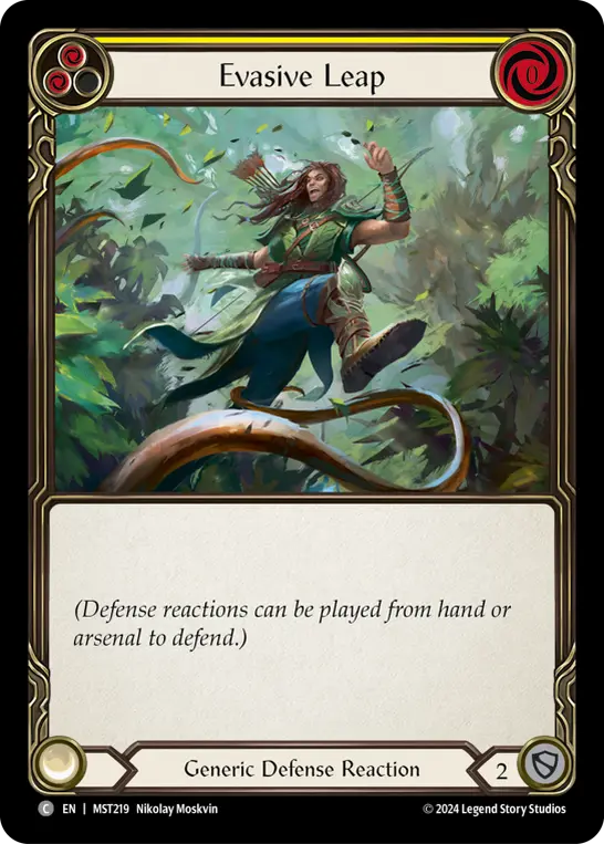 Evasive Leap card image, pitch 2