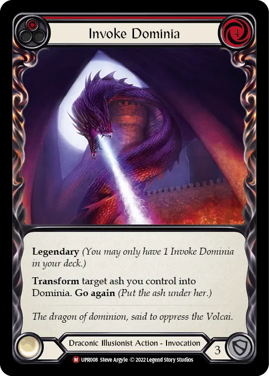 Invoke Dominia card image, pitch 1