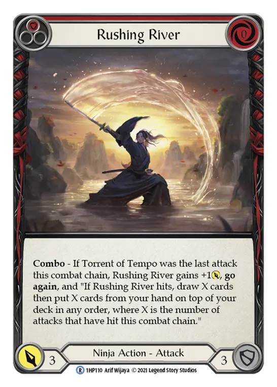Rushing River card image, pitch 1