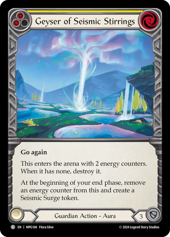 Geyser of Seismic Stirrings card image, pitch 2