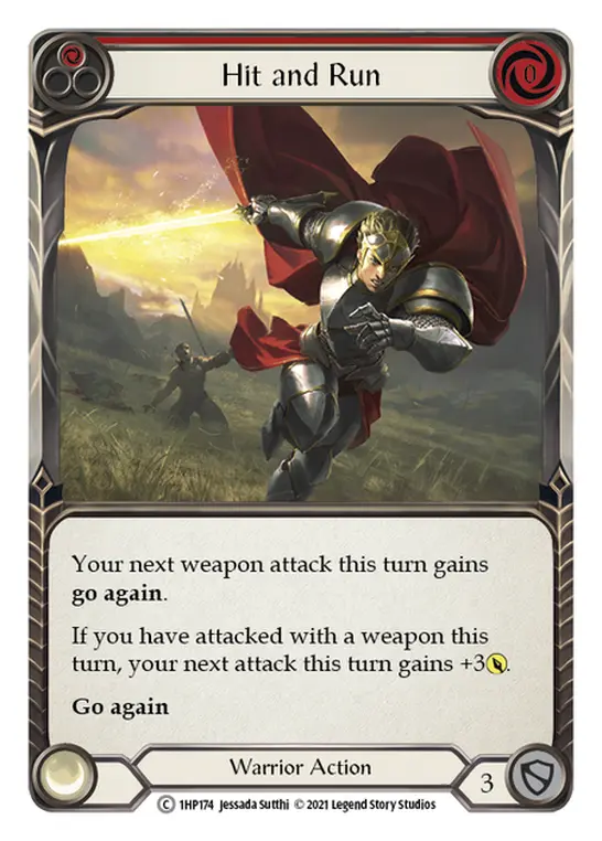 Hit and Run card image, pitch 1