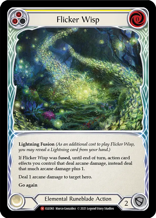 Flicker Wisp card image, pitch 2
