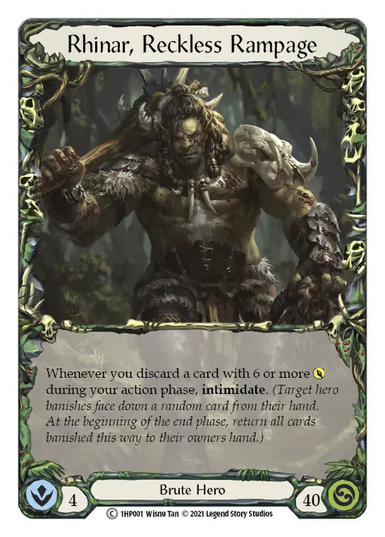 Rhinar, Reckless Rampage card image