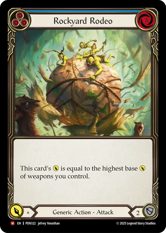 Rockyard Rodeo card image, pitch 3