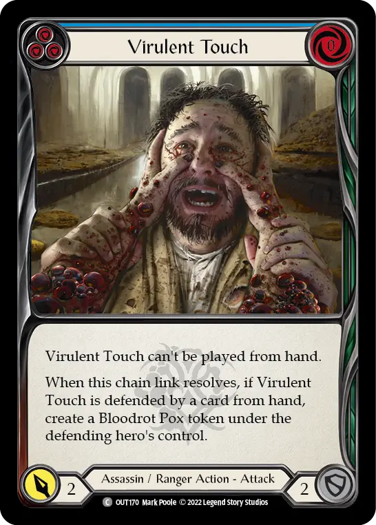 Virulent Touch card image, pitch 3
