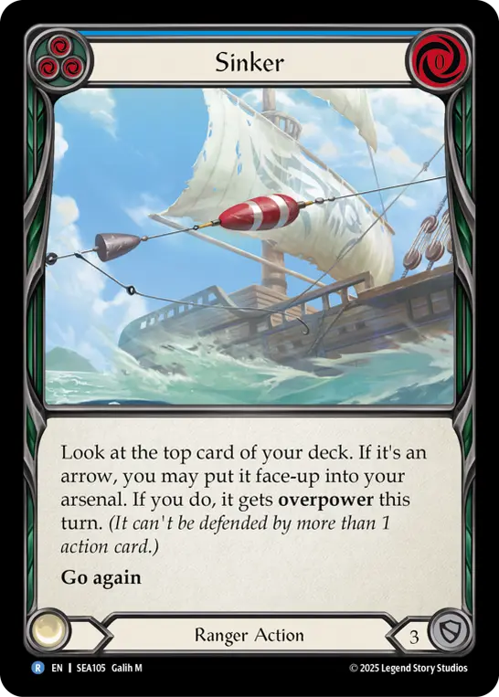 Sinker card image, pitch 3