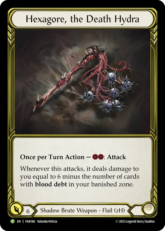 Hexagore, the Death Hydra card image