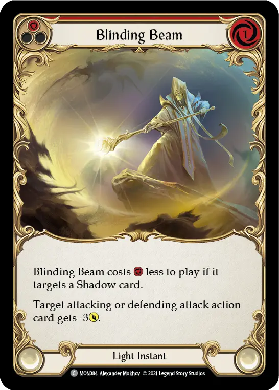 Blinding Beam card image, pitch 1
