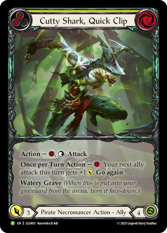 Cutty Shark, Quick Clip card image, pitch 2