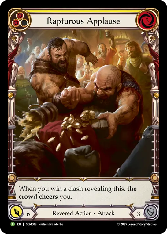 Rapturous Applause card image, pitch 2
