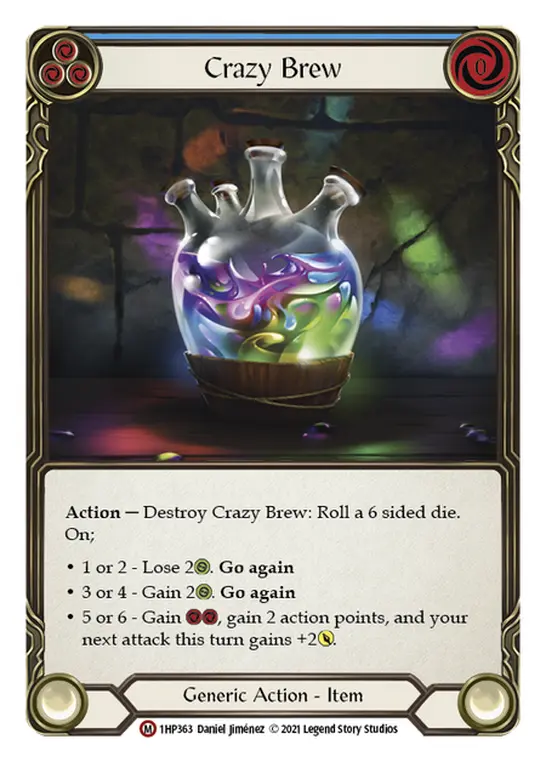 Crazy Brew card image, pitch 3