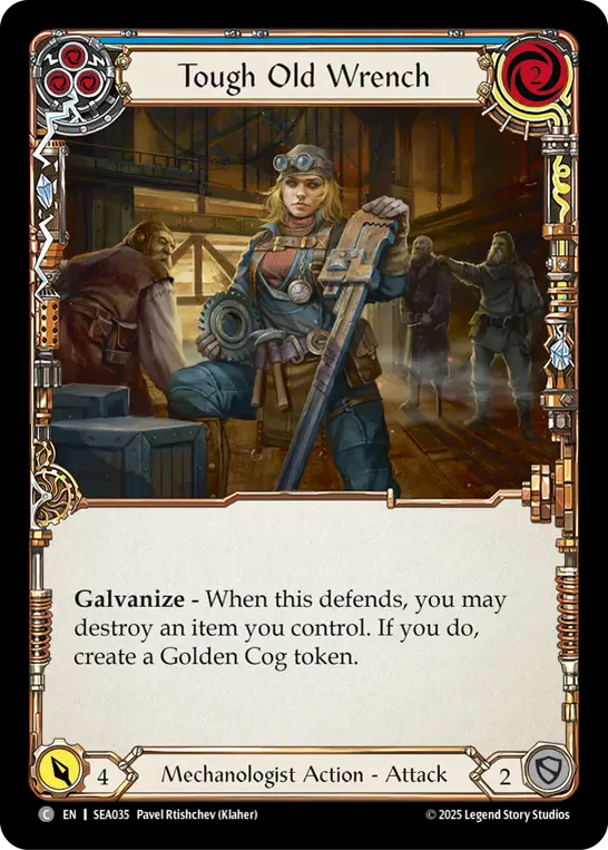 Tough Old Wrench card image, pitch 3