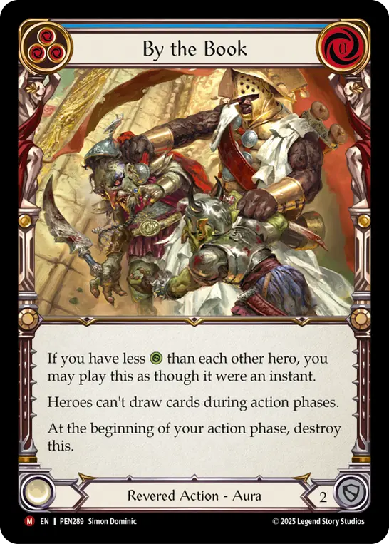 By the Book card image, pitch 3