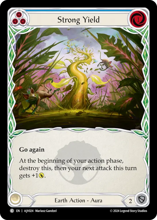 Strong Yield card image, pitch 3