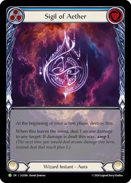 Sigil of Aether card image, pitch 3