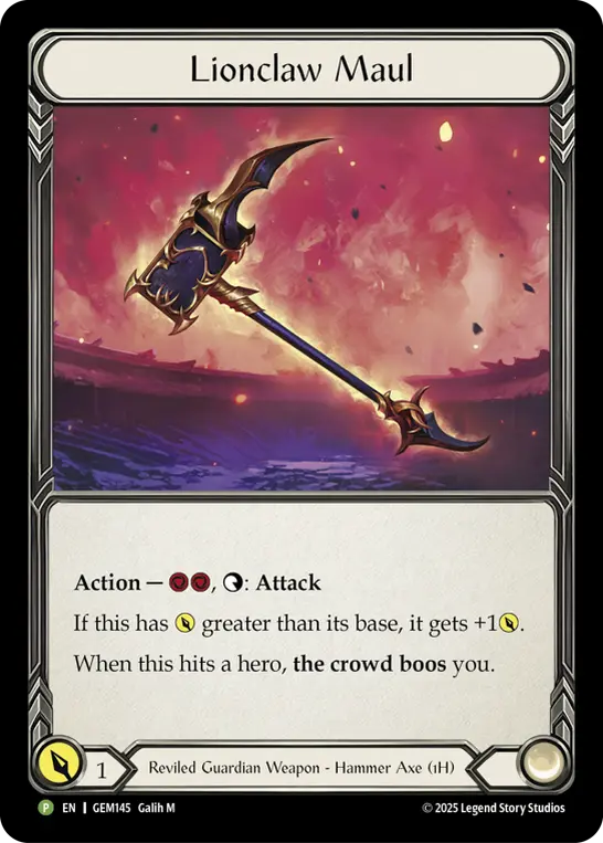 Lionclaw Maul card image