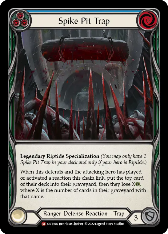 Spike Pit Trap card image, pitch 3