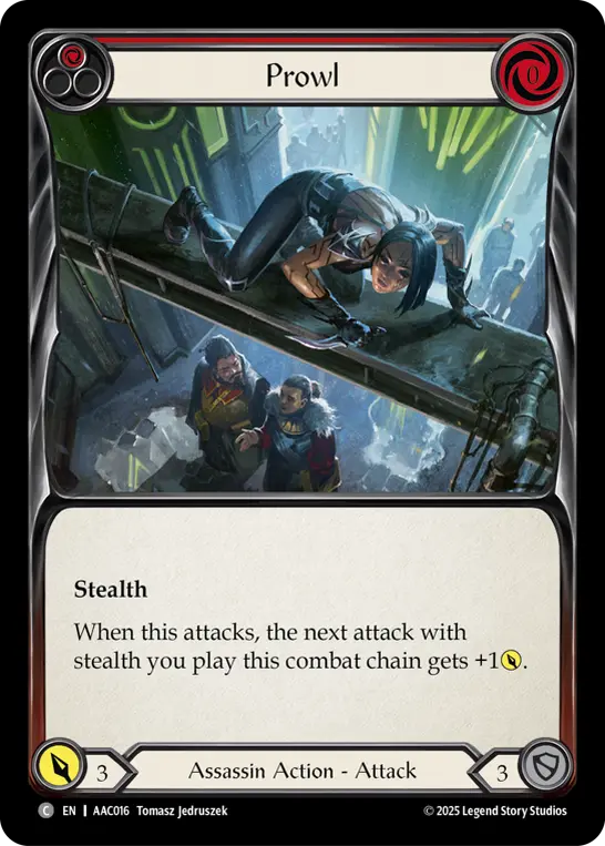 Prowl card image, pitch 1