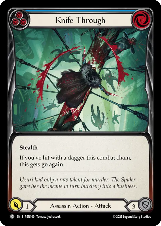 Knife Through card image, pitch 3
