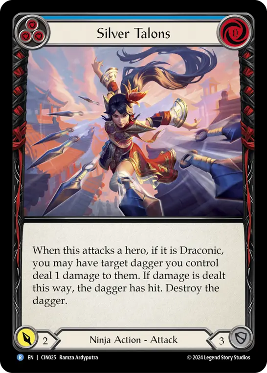 Silver Talons card image, pitch 3