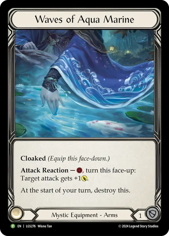 Waves of Aqua Marine card image