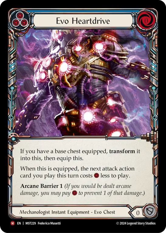 Evo Heartdrive card image, pitch 3