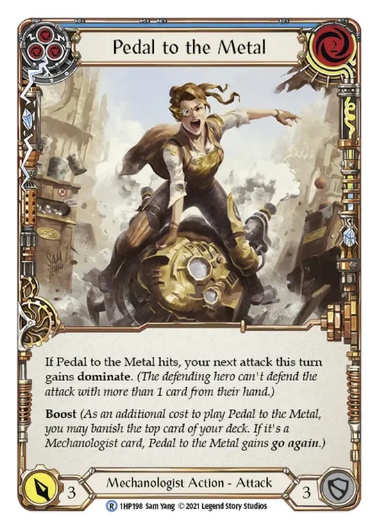 Pedal to the Metal card image, pitch 3