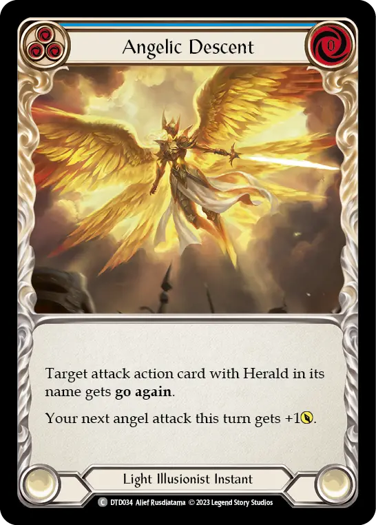Angelic Descent card image, pitch 3