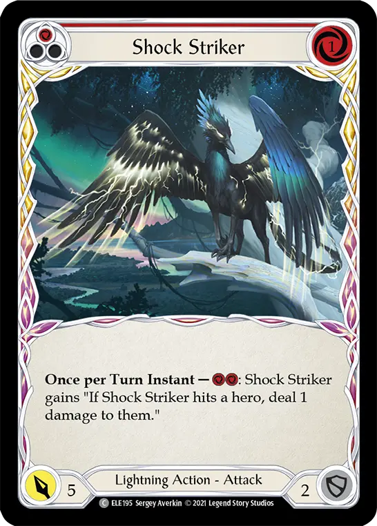 Shock Striker card image, pitch 1