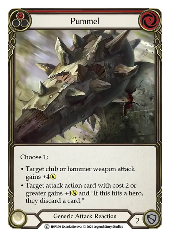 Pummel card image, pitch 1